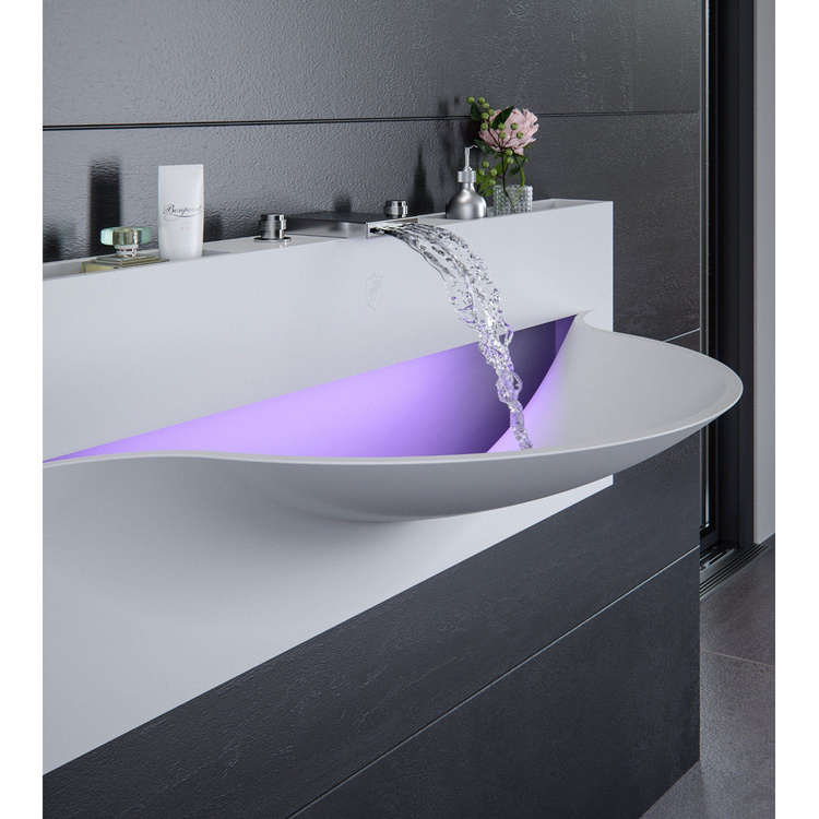 Delicate Appearance Basins Wash White Latest Wash Basin Design Corian Solid Surface Bathroom Sink