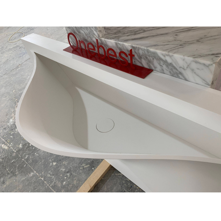 Corian Solid Surface Oval Shape Bathroom Sink Wash Basin Special Design Sitting Room Hands Wash Basin