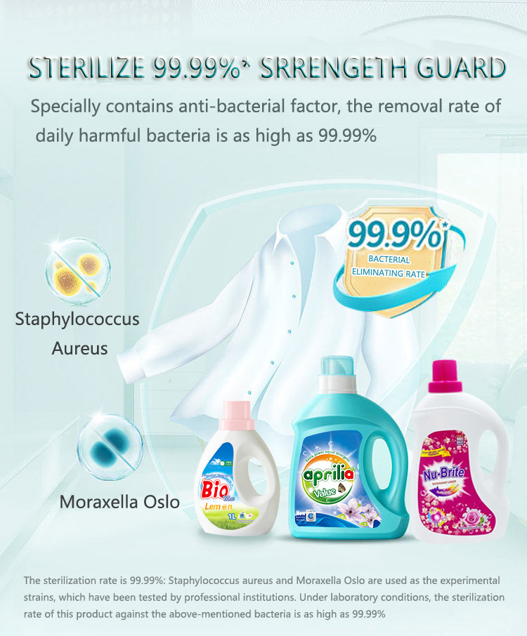 Top Quality Antifungal Laundry Detergent Liquid Bulk Liquid Detergent for Washing Clothes