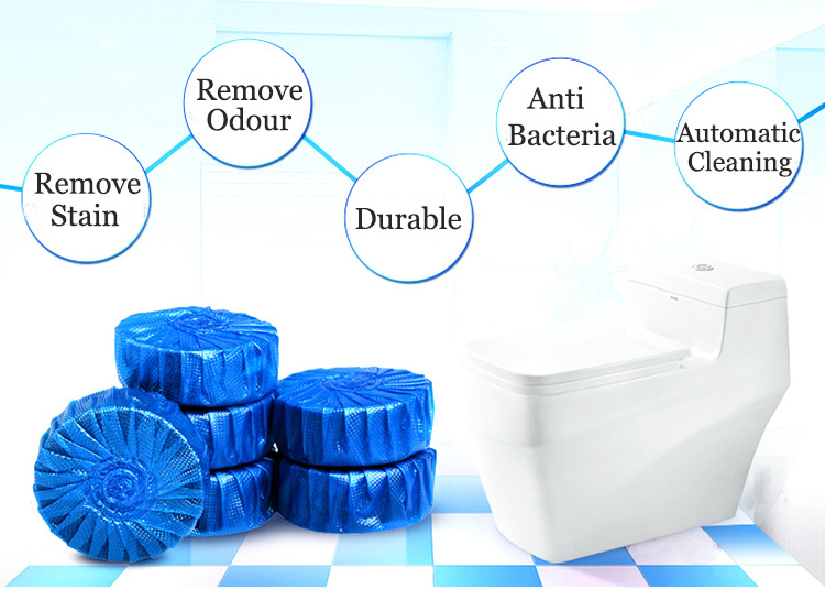 42g Bulk Blue Blocks Automatic Bathroom Toilet Bowl Tablets Flush Tablet Cleaning Tank Detergent Cleaner