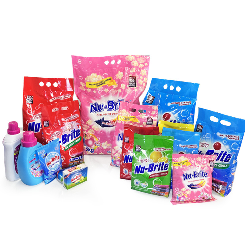 100g 700g Good Sale Washing Powder Detergent 2.5kg 5kg Top Quality Laundry Detergent Powder Washing Wholesale Making Machine