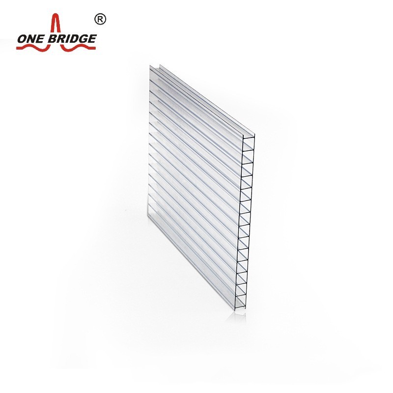 Free Sample Twin Wall PC Hollow Sheet Corrugated Embossed Solid Polycarbonate Sheet for Roofing Greenhouse