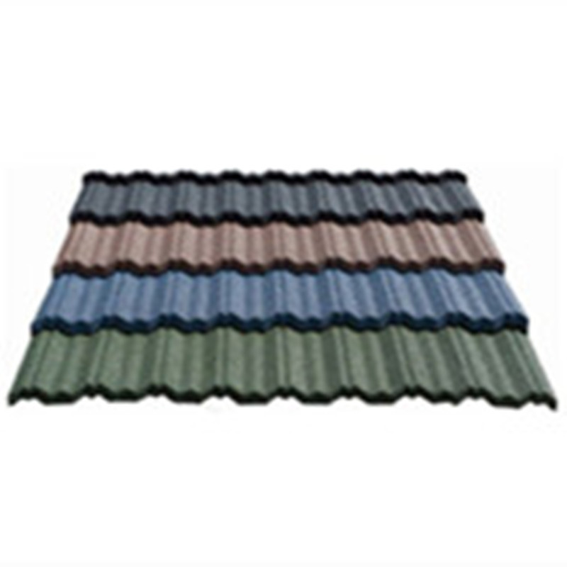 Roof Tile Roofing Sheet Galvanlume Stone Color Coated Metal Roof Tiles Factory Price