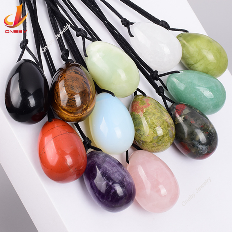 Hot sales Wholesale healing stone natural craft natural crystal craft Yoni Eggs wand Set For Women Vaginal Exercise