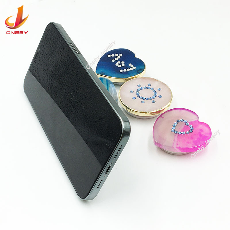 Gemstone Gems Cellphone Crystallize AccessoriesGem Ring Shower Car Diamond Smart Grip Cell mobile phone holders