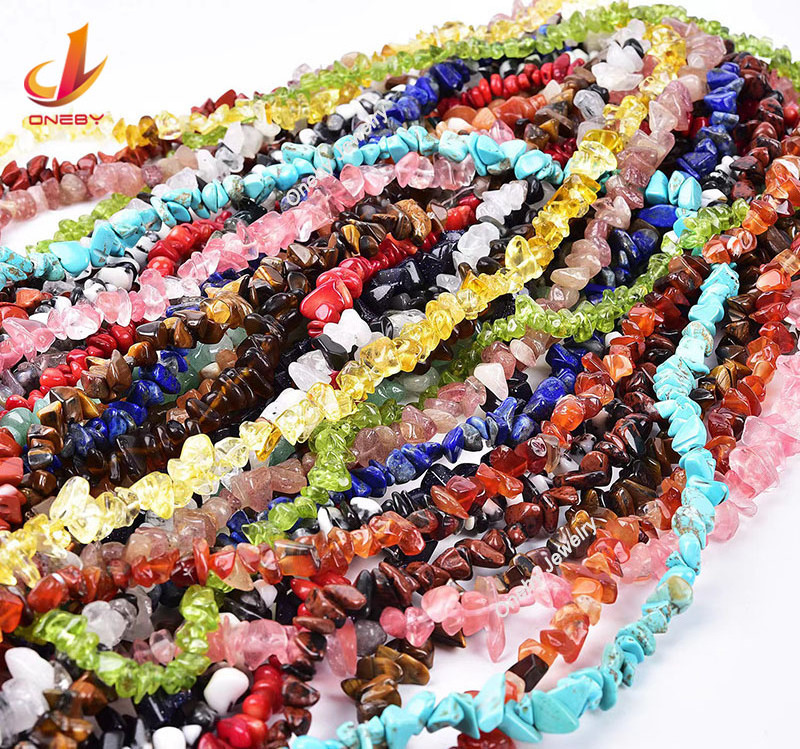 wholesale natural stone round crystal Healing Energy crystal craft gemstone beads tumbled chips loose beads