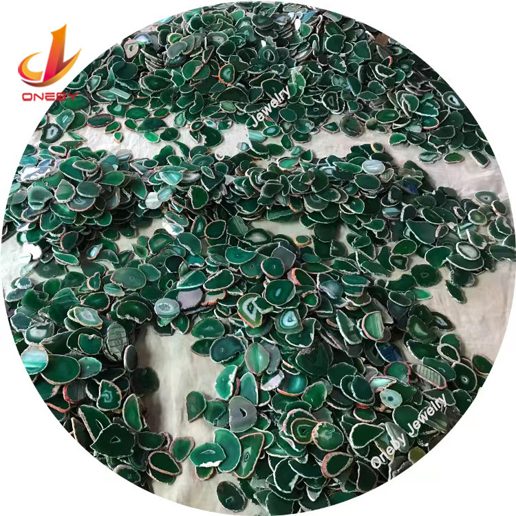 Wholesale Natural craft gemstone Brazilian Polished Drilled Small and Large Agate stones and crystal crafts Coaster Slices