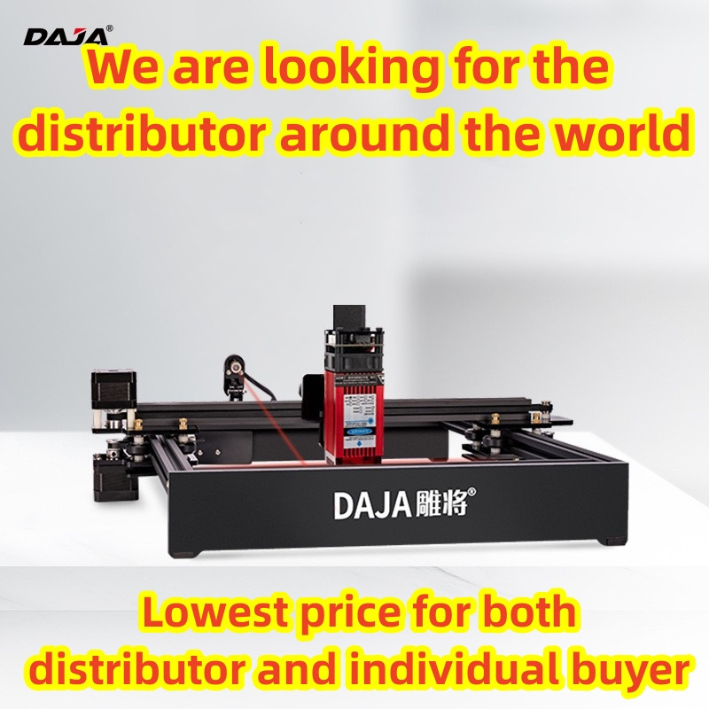 DAJA Mini Laser Engraver D3 3W/7W/15W/20W Logo Portable Wood Acrylic Leather Small Business APP Control DXF Engraving Machine