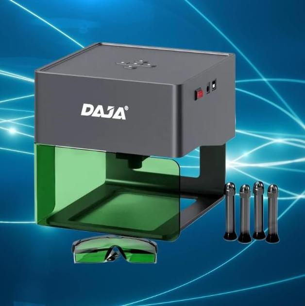 DAJA DJ6 Mini Portable Wifi Connection Bank Lazer Printer For Metal Credit Card Engraver Wood Mr.carve Laser Engraving Machine