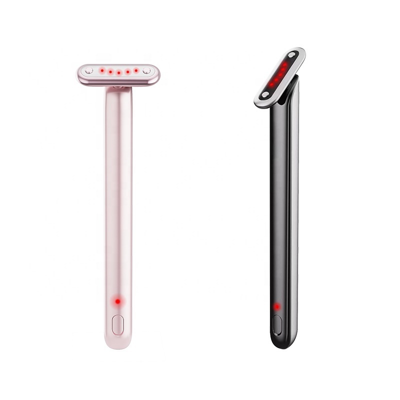 2024 New Arrival EMS Micro current Red Light Therapy Anti-Aging Skin Tightening Skin Care Eye Beauty Massager Wand