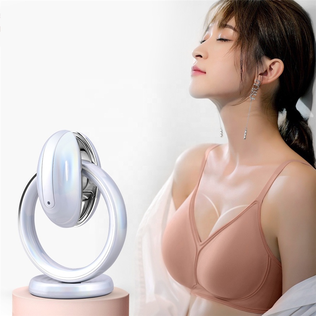 New Product Ideas Electric Portable Red Light Therapy Vibration Breast Enlargement EMS Pulse Chest Breast Massager