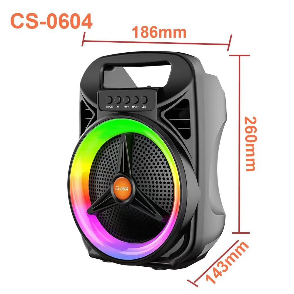 New Arrival CS-0604 Single 6.5 inch portable audio system speakers caixa de som for dj Outdoor home theatre