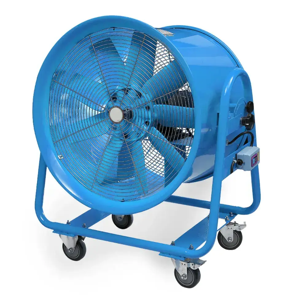 16 Inch Industrial Utility Blower Fan Portable Ventilation Fan Exhaust High Velocity Pivoting Vent Blower Fume Extractor