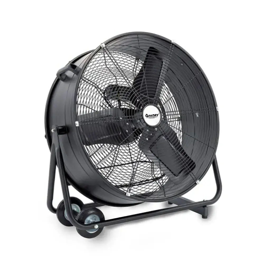 24'' Portable Quiet Heavy Duty Garage cool air Shop Warehouse Industrial blower Drum Fan 110V 120V