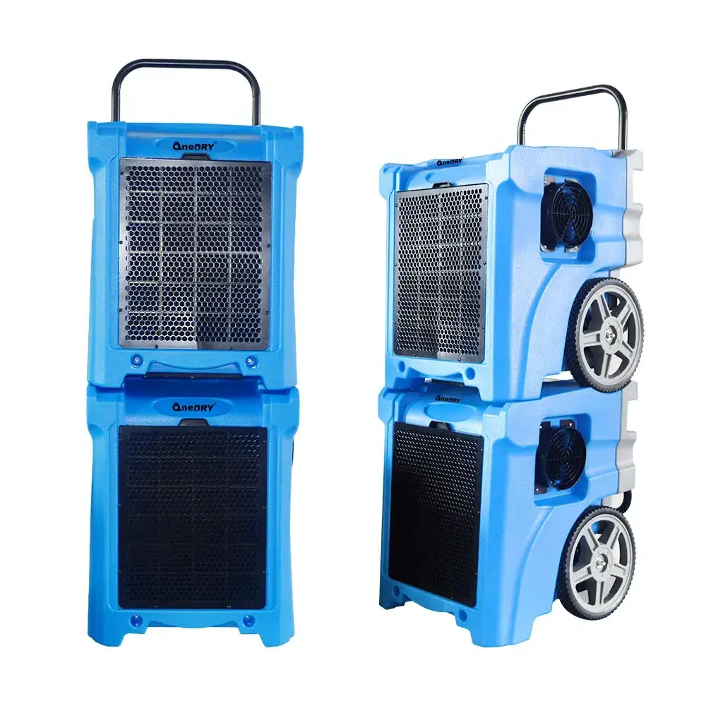 50L 120PPD Portable Air Industrial Dehumidifier Dry Greenhouse Dehumidifier Commercial for Restoration and Construction Jobs