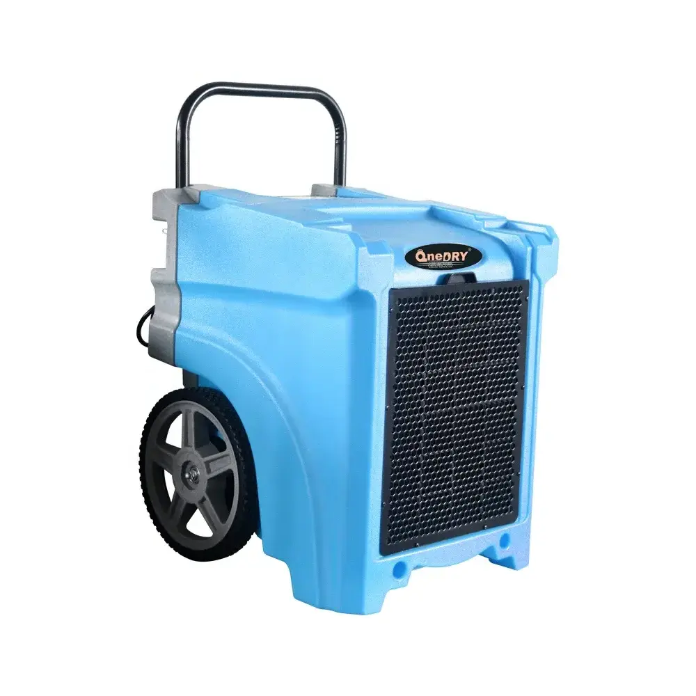 50L 120PPD Portable Air Industrial Dehumidifier Dry Greenhouse Dehumidifier Commercial for Restoration and Construction Jobs