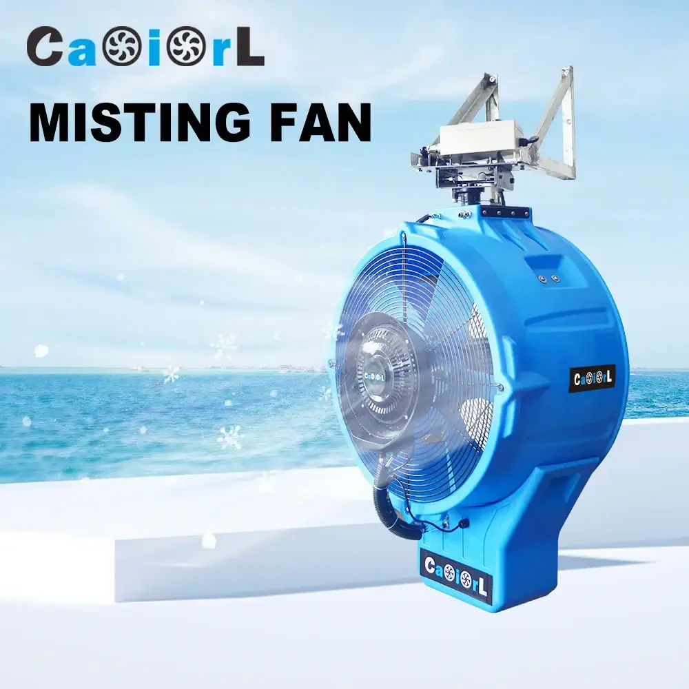 26inch Industrial Sky Trailer Cooling Wall Mounted Fan Misting Fan Portable Evaporative air Cooler Portable Fan With Mist