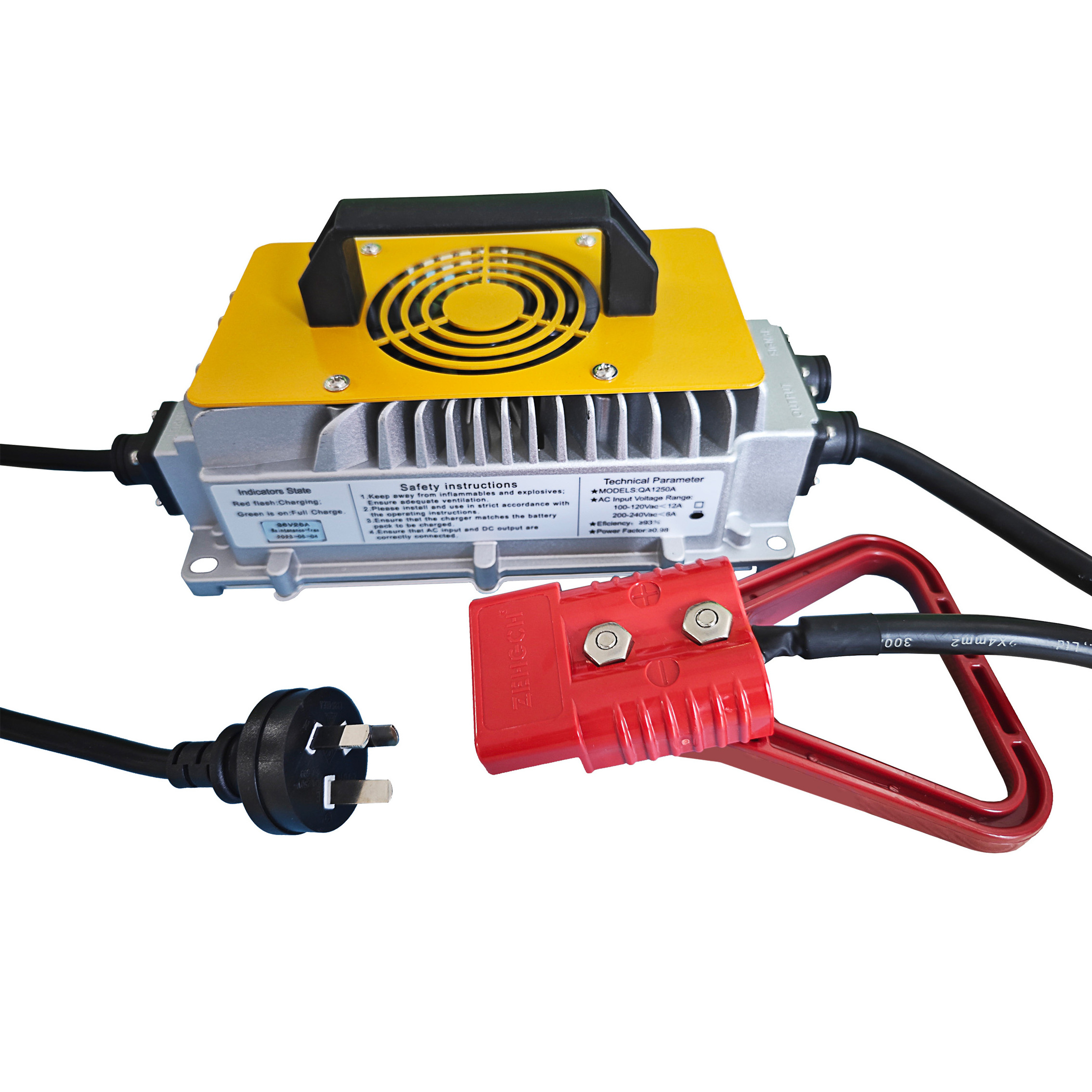 1250W Max CAN Waterproof 24V 36V 48V 60V 72V 84V 96V Sealed Lead Acid LiFePO4 Lithium ion Power Battery Charger