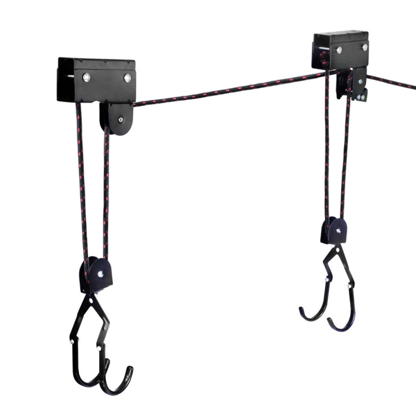 Kayak Hoist Overhead Rack Garage Storage Canoe Ceiling Bicycle Hoist Garage Bicycle Lift Bike Hoist