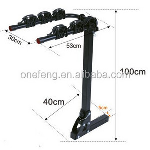 4 Bikes Hitch Mounted , Car Bike Carrier, Steel Bike Rack,