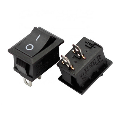 KCD1  250V 6A 15x10 2PIN  SPST on off mini boat rocker switches