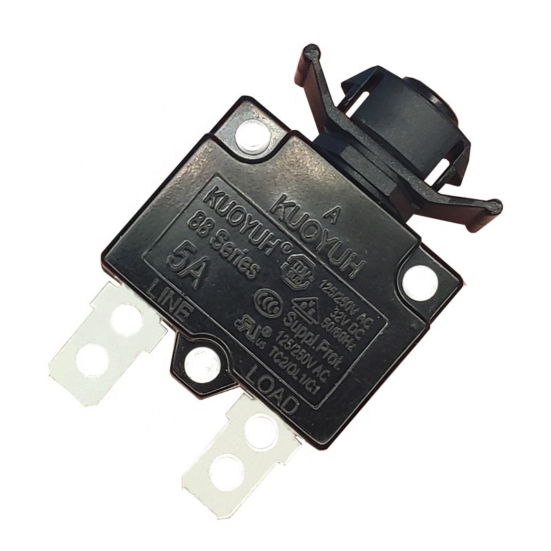 13A Bakelite Thermal Switch Circuit Breaker Overload Protector Air Compressor Switches With Waterproof Cover Cap