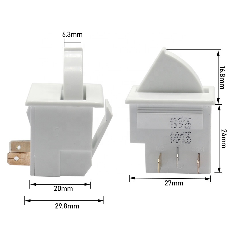 HC-050K.4 cUL VDE Fridge refrigerator parts 5A 125VAC door button switch