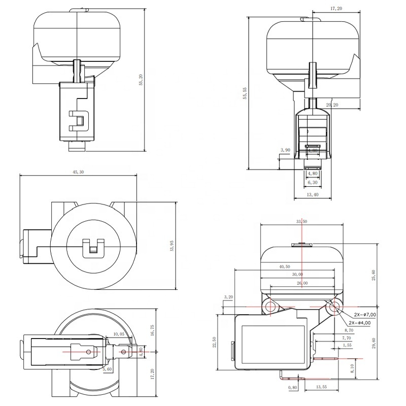 Factory price Fall-Protective Micro Toggle Switch Safety Dumping Limit Switch For Electric heater