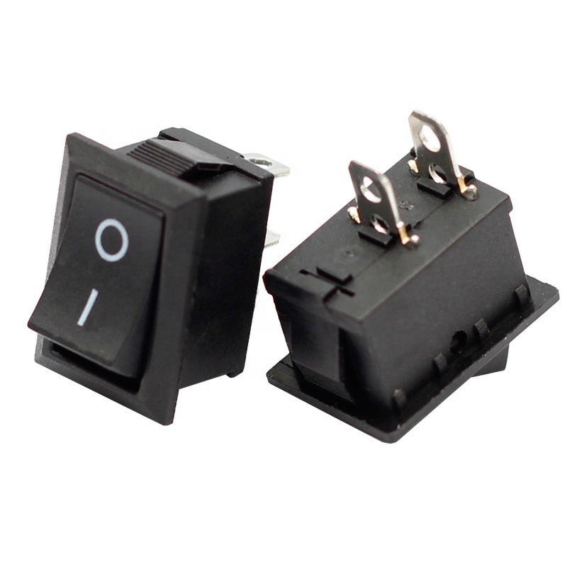 KCD1  250V 6A 15x10 2PIN  SPST on off mini boat rocker switches