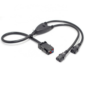 220-250v High Quality custom 12AWG 14AWG Cable laptop PDU power cable 3PIN AC Power Cable