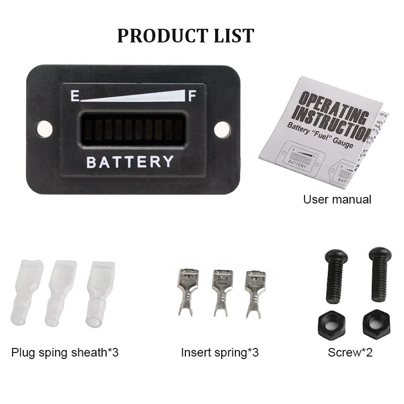 36 Volt Battery Indicator for Club Car Yamaha Golf Cart Meter Gauge ATV