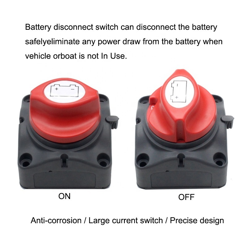 12v 48v 275A Dual Battery Isolator main Kill Cut Off On/Off Switch for truck