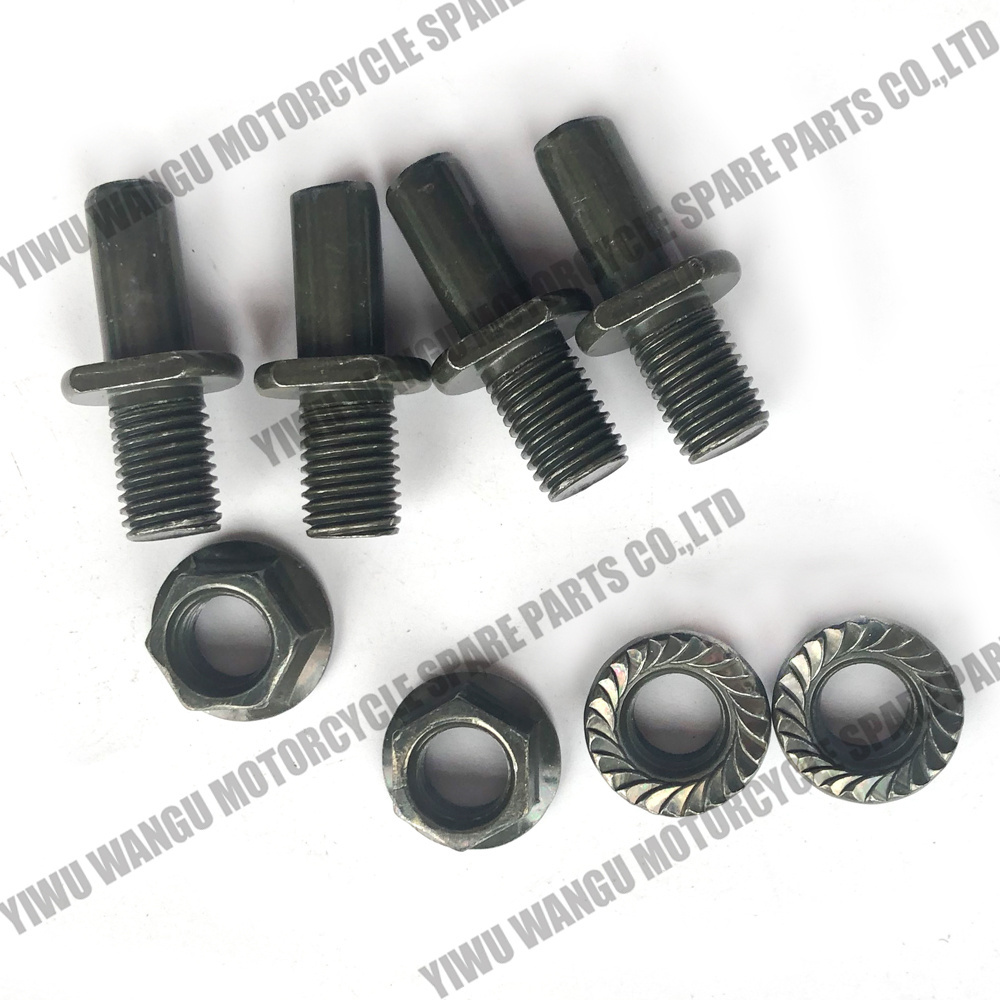 Motorcycle  Car Hexagon Bolts  Flange Anti-slip Anti-rust Screw and Nuts for Italika FT150 FORZA 150 Sprockket mounting screw