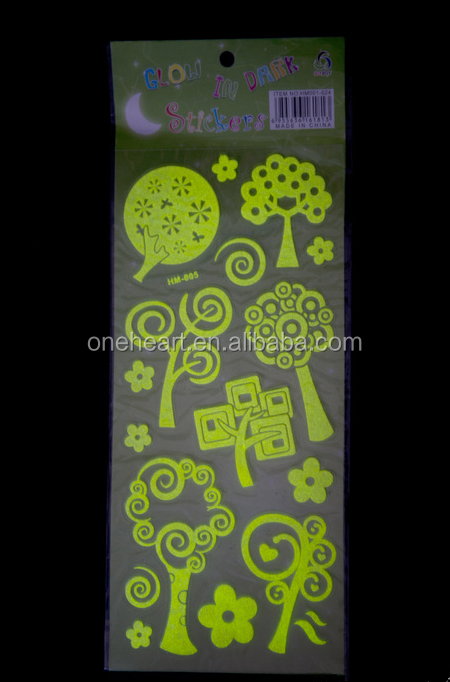 Star Night Glow In The Dark Stickers, Luminous Stickers,Fluorescent Sticker