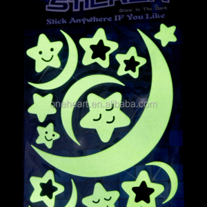 Star Night Glow In The Dark Stickers, Luminous Stickers,Fluorescent Sticker