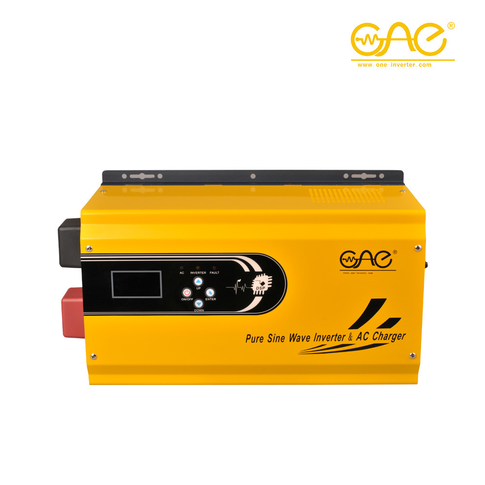 off grid solar inverter 2kw 24 volt to 220 volt battery charger pure sine wave power inverter