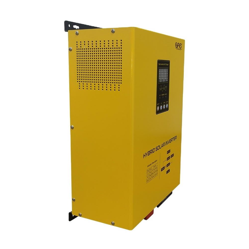 hybrid solar inverter with mppt solar charger and ac charge 1.5kw 3kw 5kw 6kw off grid pure sine wave output inverter