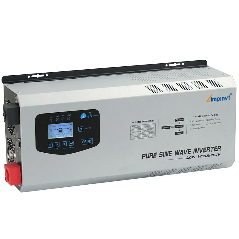 Ampinvt 1000w 2000w 3000w 5000w 6000w off grid low frequency dc ac pure sine wave inverter