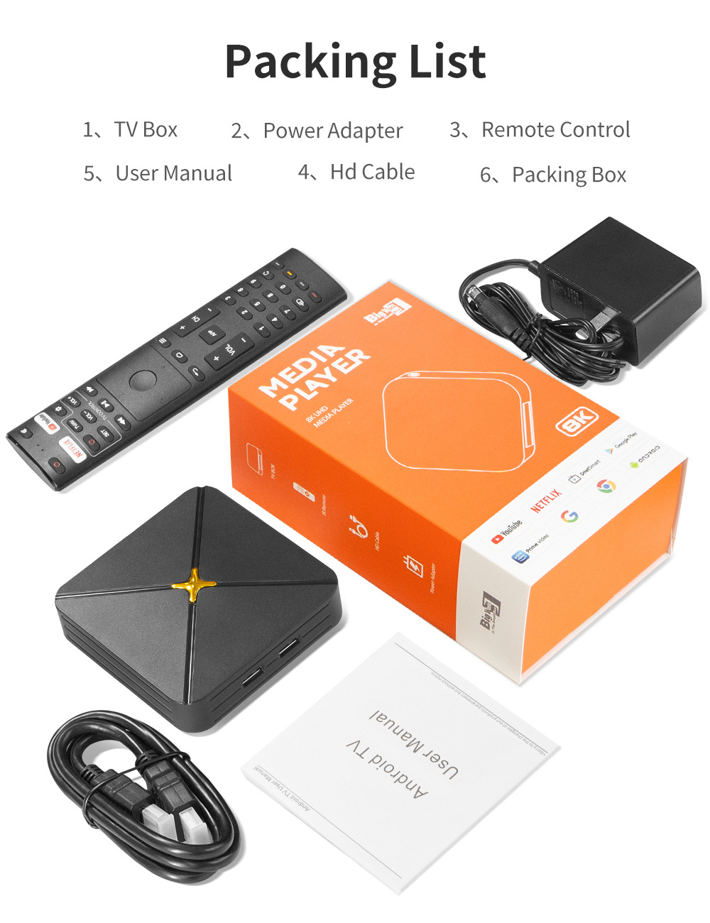 Custom logo New 8K UHD Android 13 tv box 4k channels by wifi 2.4G 5G Dual frequency set top box