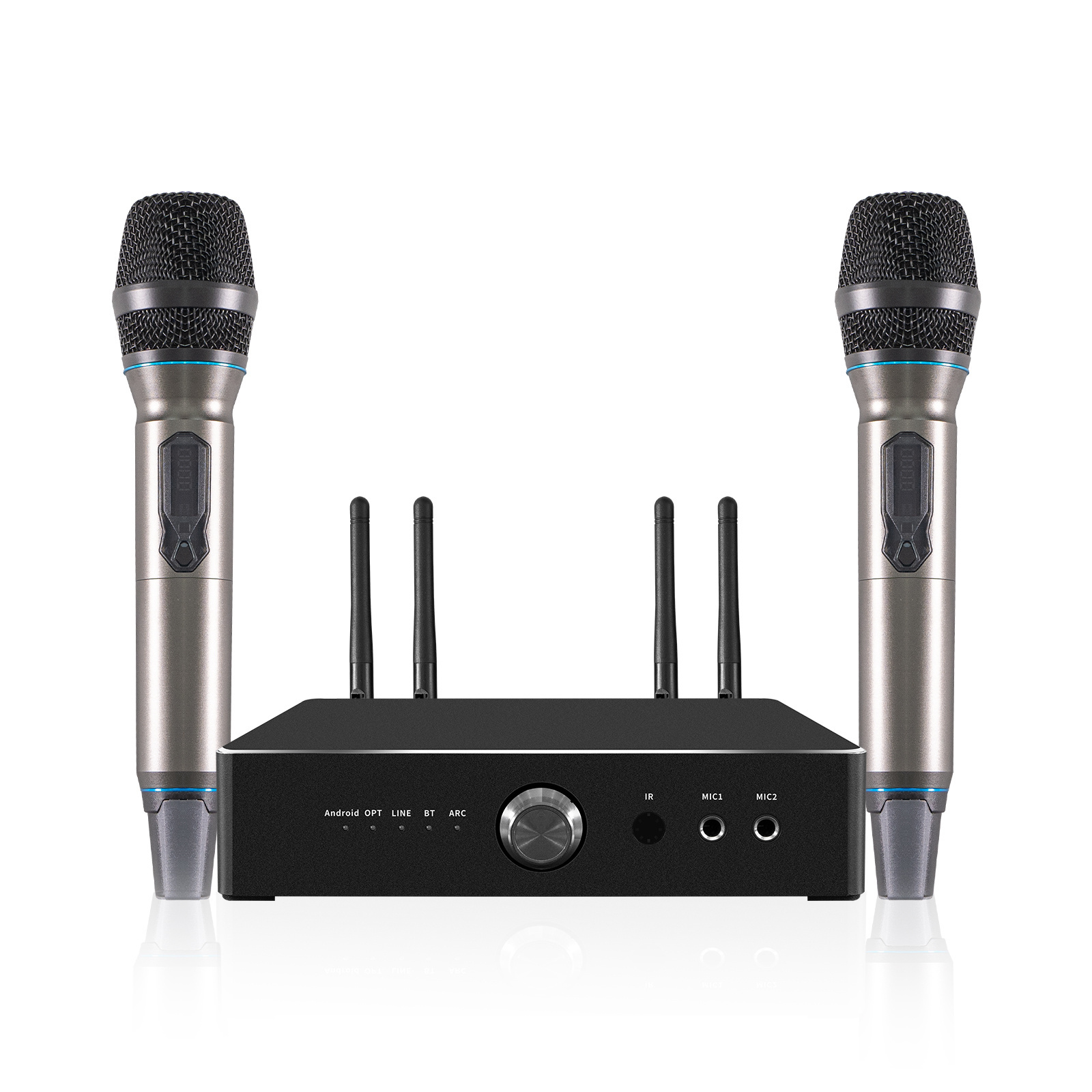 karaoke machine double operational amplifier 2.4Ghz 5Ghz dual band wifi android 12 8GB KTV amplifier