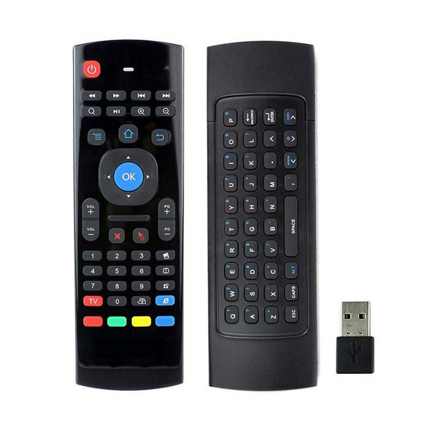 MX3 Universal air remote 2.4G wireless fly mouse mini keyboard IR learning 6 Axis Gyroscope for Android TV Box