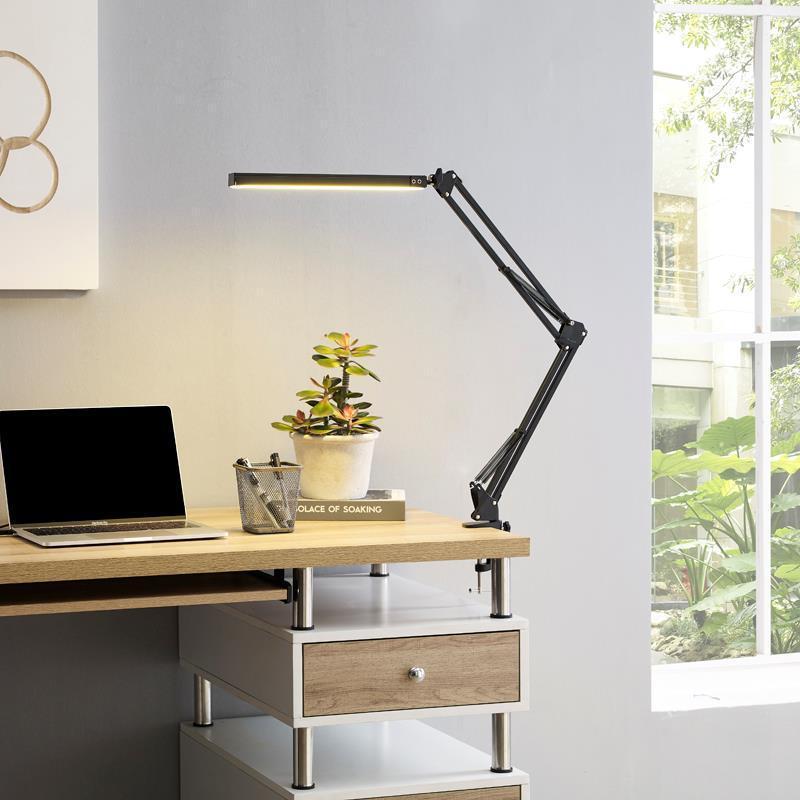 Hot Selling Minimalist Direction  Office Desk Study Reading Desk Lamp  Modern  Adjustable Swing Arm Folding Led Desk Lamp