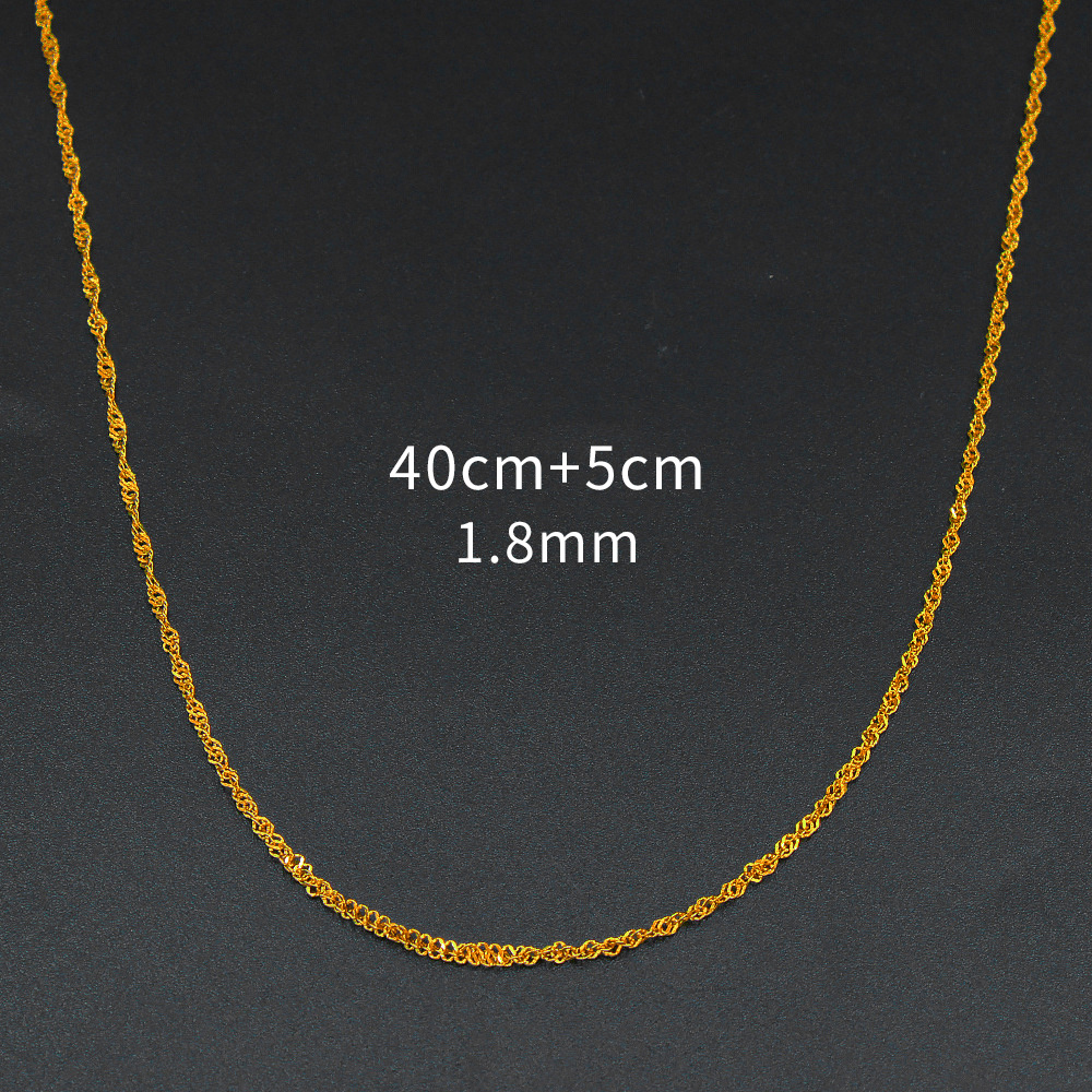 Non Tarnish Women Jewelry Gold Plated Stainless Steel DIY Layer Rope Snake Necklace Chains For Jewelry Making