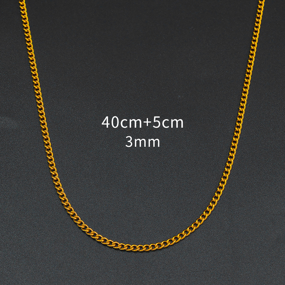 Non Tarnish Women Jewelry Gold Plated Stainless Steel DIY Layer Rope Snake Necklace Chains For Jewelry Making