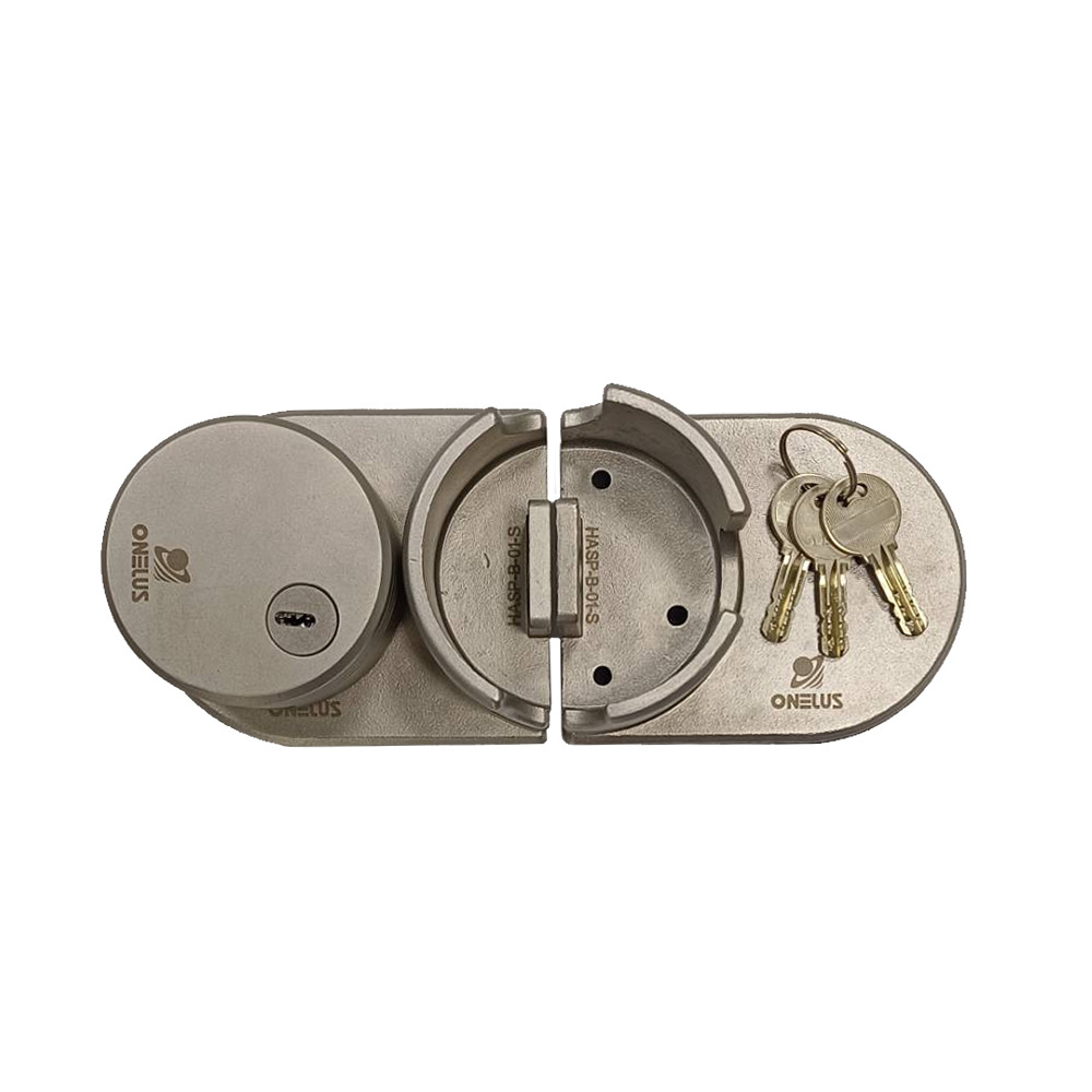 High Quality Stainless Steel 304 Hockey Puck Lock with Hasp featuring Prevents unauthorized access perfect for site storage