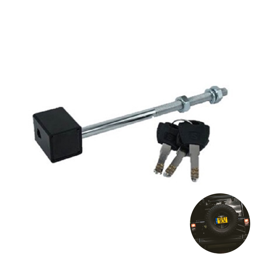 Taiwanese Lock Products Spare Tire Lock featuring Weather-resistant ideal for Secure trailer spare tires