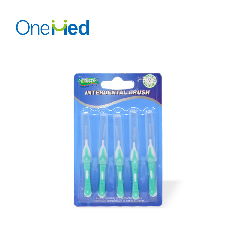 toothbrush approved dental disposable interdental brush with cover