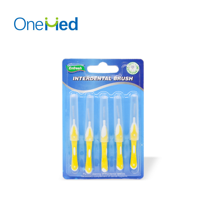 toothbrush approved dental disposable interdental brush with cover