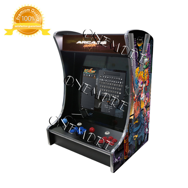 Home Version 10000+ in 1 Arcade Bartop Game Machine with Trackball, Wholesale Price 2 Players Flat Pack Arcade Cabinet