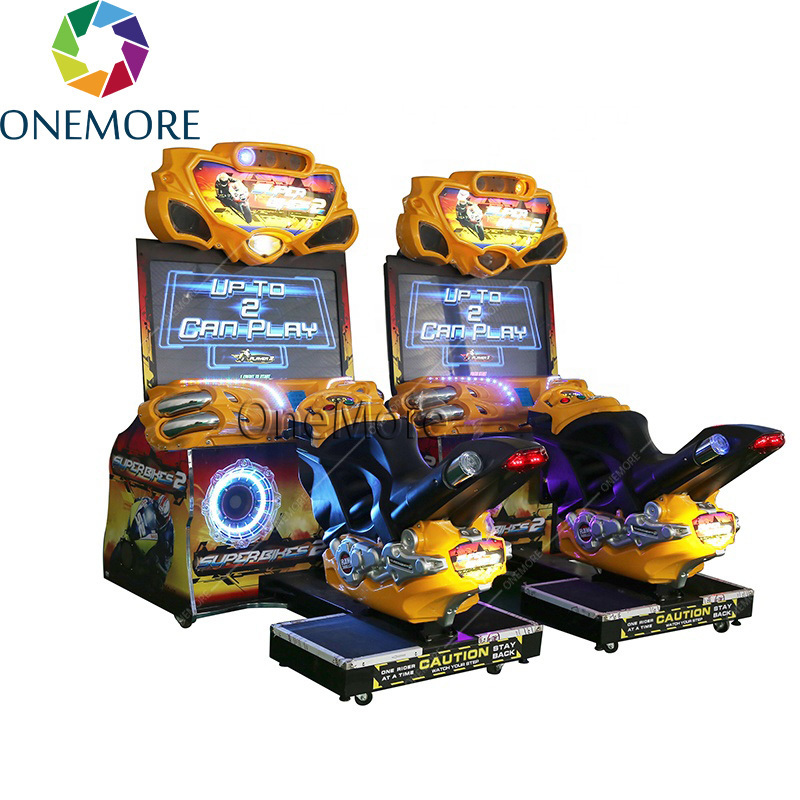 Coin Operated Games Card Payment System Moto Gp Simulator Arcade Racing Car Game Machine Shopping Mall